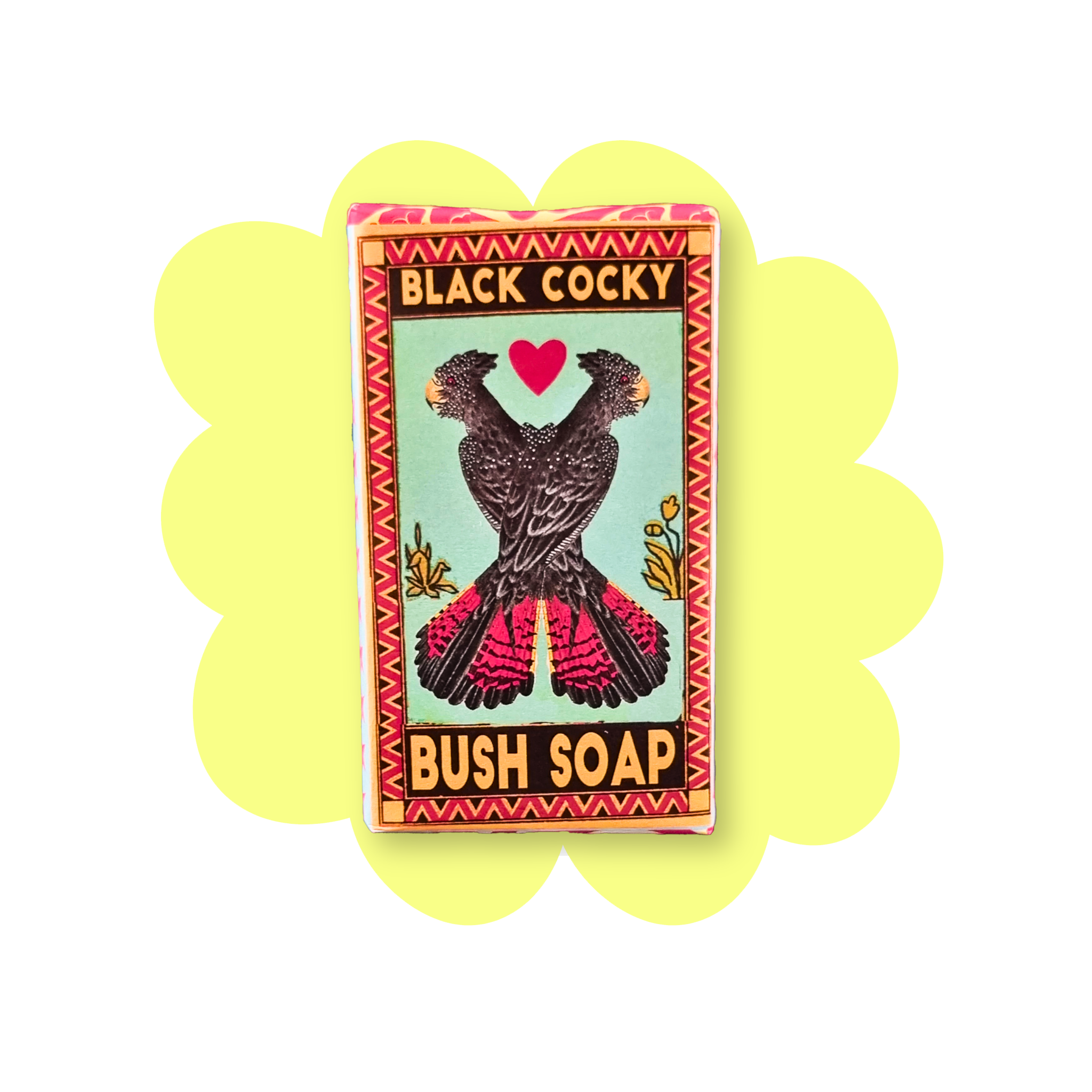 Red Tailed Black Cockatoo soap